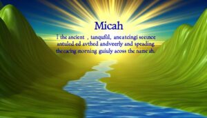 exploring micah s name origins