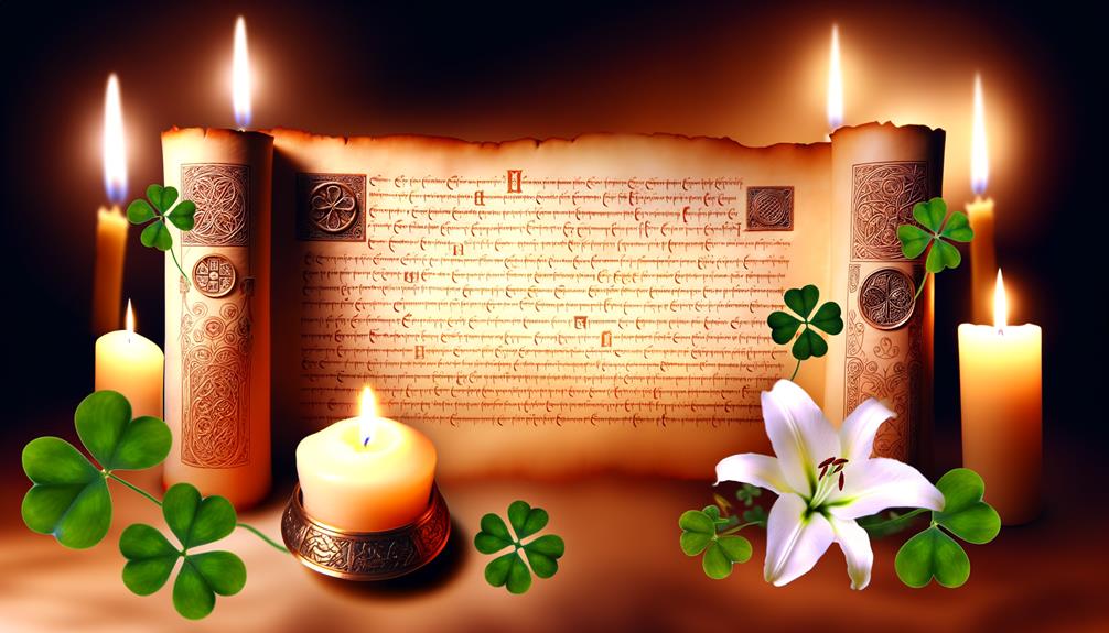 irish saint strong virtue