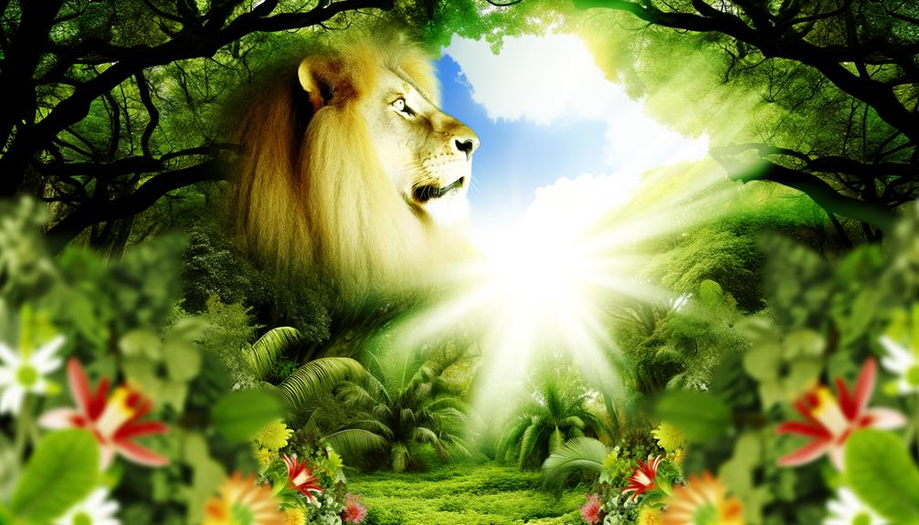 lion hearted name english meaning