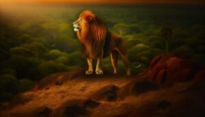 lion symbolism in literature