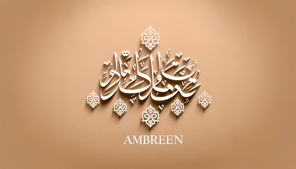 meaning of ambreen name