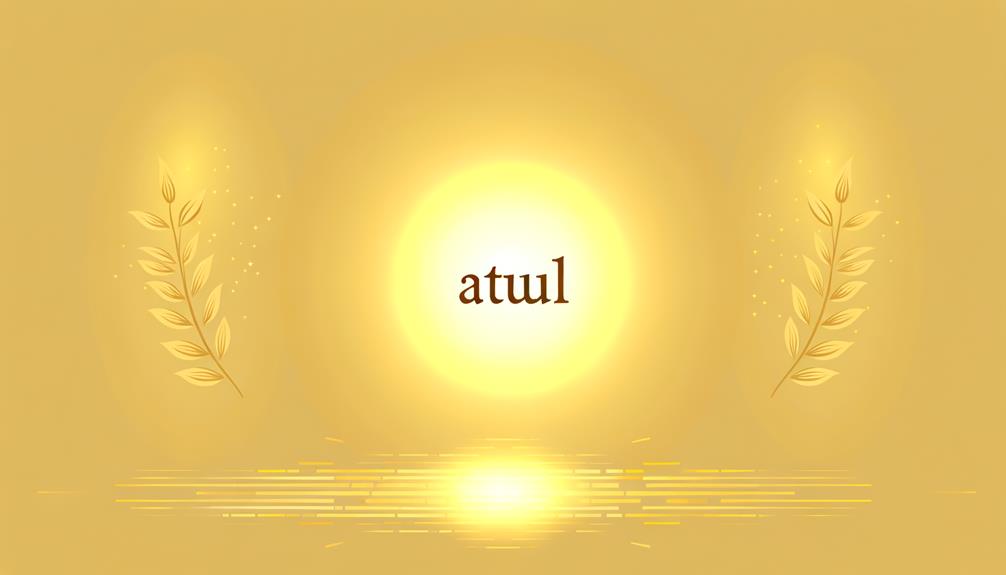 meaning of atul name