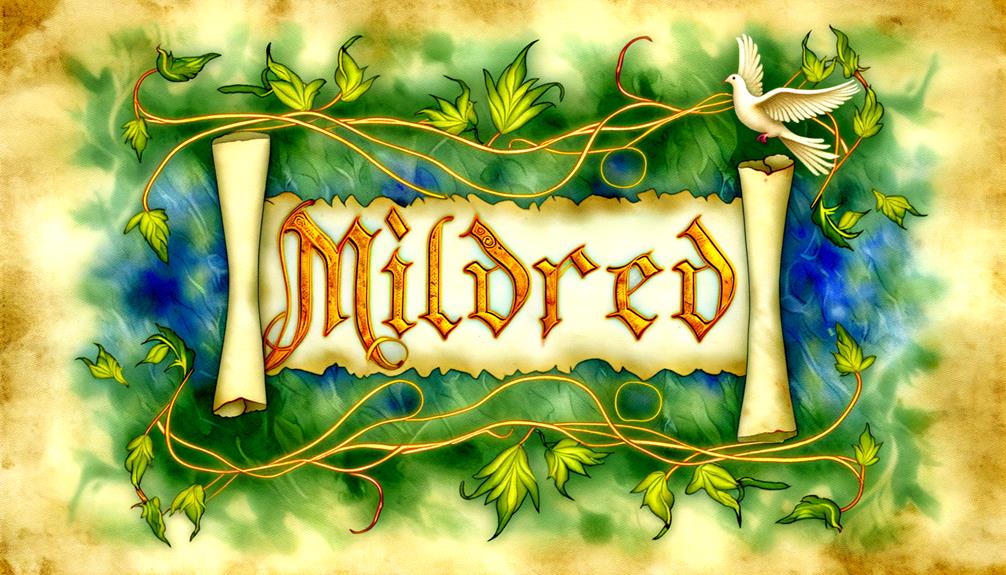 mildred s biblical name origin