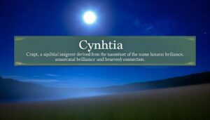 name cynthia in bible