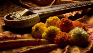 veena melodious musical instrument