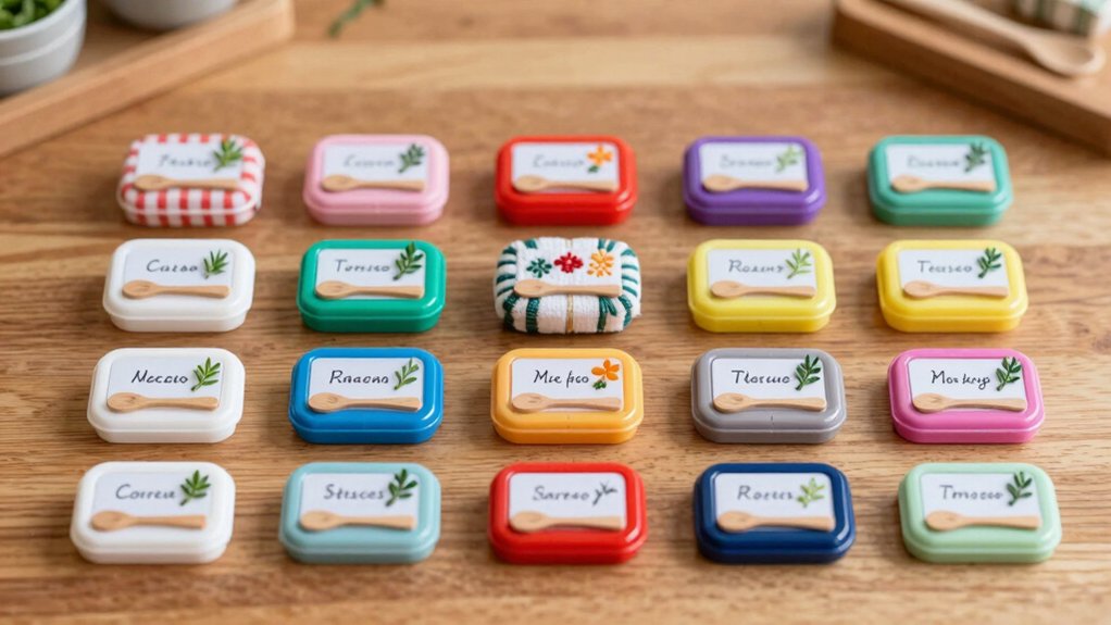 bento box name labels 2026
