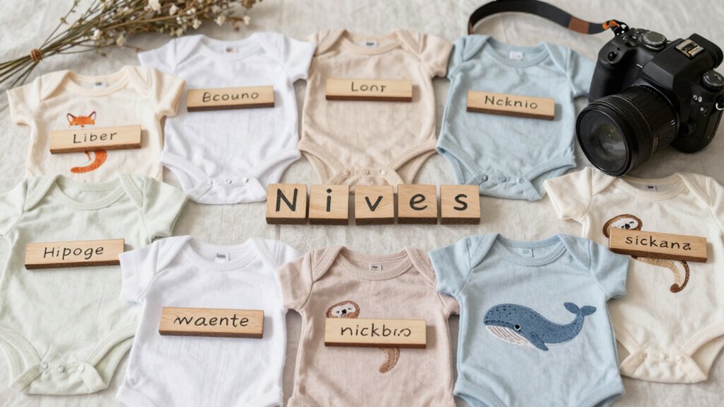 best baby bodysuits with names