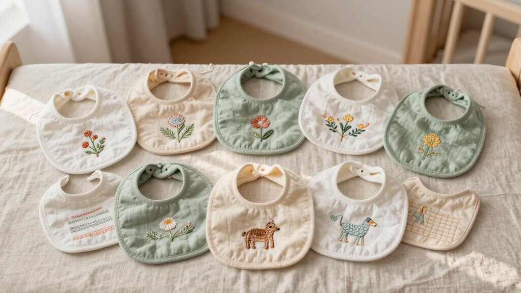 embroidered name baby bibs 2026