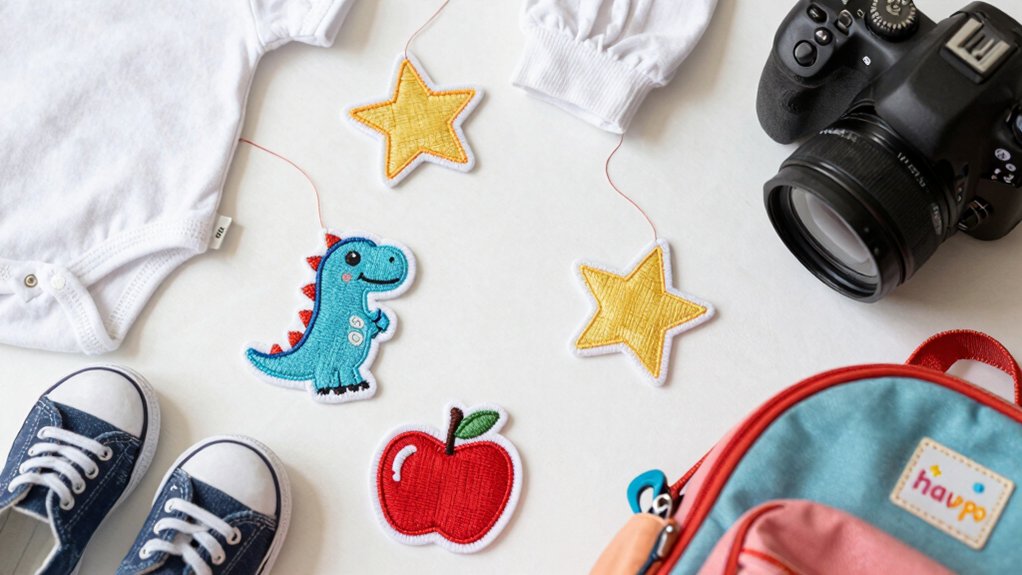 embroidered name labels for kids