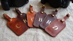 leather luggage tags with names 2026