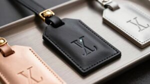 monogrammed luggage tag favorites