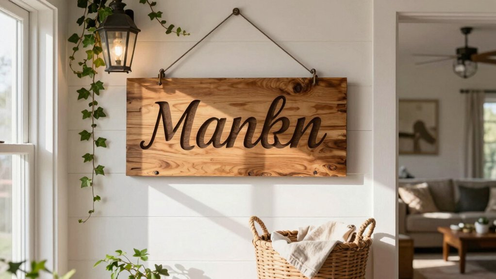 personalized family last name signs