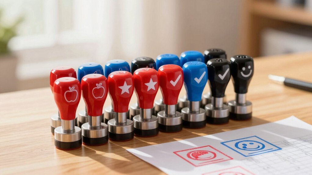 self inking stamps for teachers